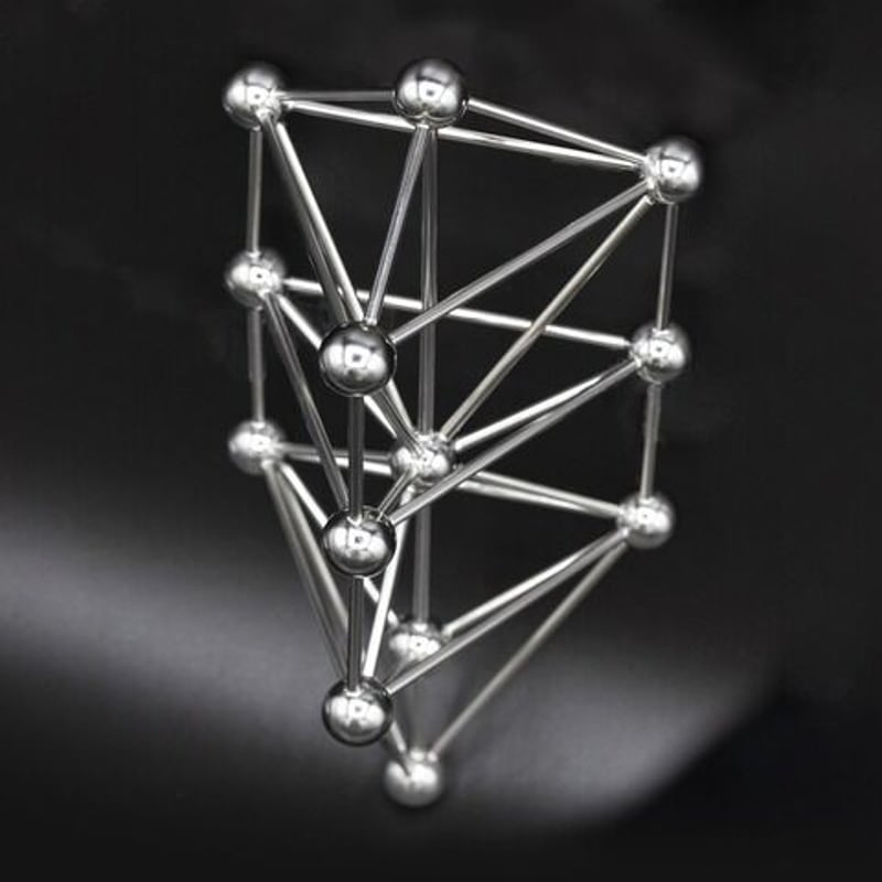 模型 3Dカバラ パドマ(ステンレス) | カタカムナ・クスリ絵の 模型 3Dカバラ パドマ(ステンレス) | カタカムナ・クスリ絵の