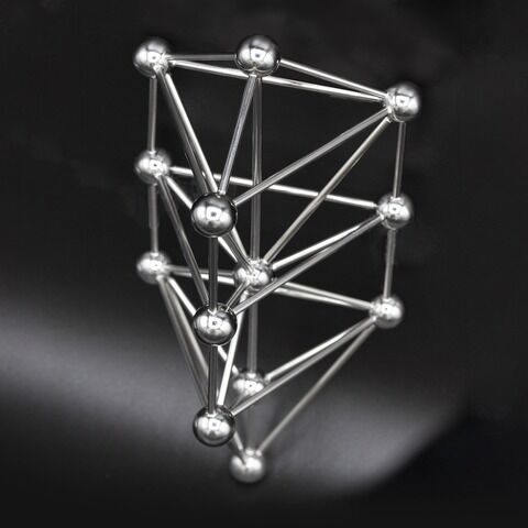 模型 3Dカバラ パドマ（ステンレス） | カタカムナ・クスリ絵の学校