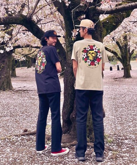NOTHIN' SHAKIN' CO / DUDE INN　"SKULL & PEACE" T-SHIRTS 《BLACK》