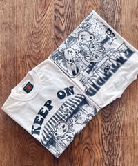 BY THE WAY / DUDE INN　"KEEP ON TRIPPIN ?/EAT & TRIP"  T-SHIRT