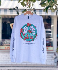 YUSUKE KOMORI / DUDE INN 　"PEACE WHEEL" LS T-SHIRTS
