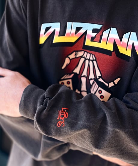 LIONS NYC / DUDE INN　7YEARS "DICE LOGO" LS T-SHIRTS