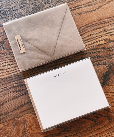 TERRAPIN STATIONERS / DUDE INN　"DUDE INN" LETTER CARDS