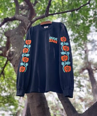 WYATT GRANT / DUDE INN　"ROSES" LONG SLEEVE T-SHIRTS