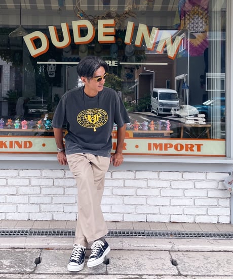 NOTHIN' SHAKIN' CO / DUDE INN 　"SHAOLIN DAYDREAM" T-SHIRT《SHADOW》