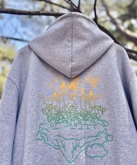 DUDE INN / MASA WAVE　"DEAD HEADS ISLAND" HOODIE