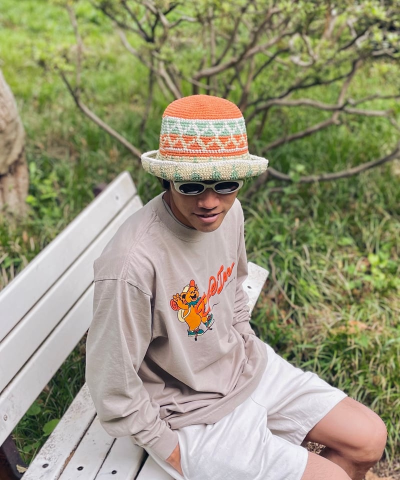 HAVE A GRATEFUL DAY / DUDE INN CROCHET HAT |