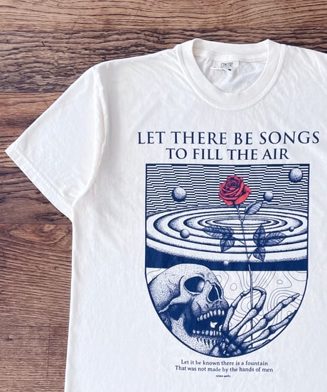 CETANA WORKS　"RIPPLE" T-SHIRT
