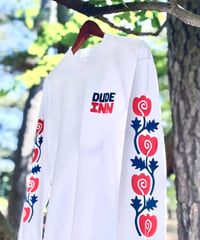 WYATT GRANT / DUDE INN　"ROSES" LONG SLEEVE T-SHIRTS