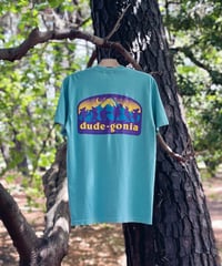 NOTHIN' SHAKIN' CO / DUDE INN 　"MOON DANCE" T-SHIRT《SEAFOAM》