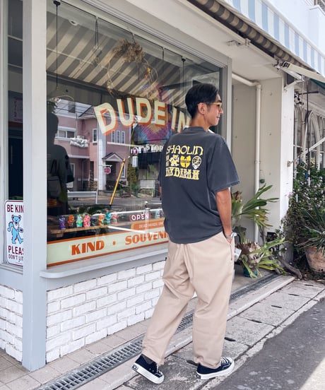 NOTHIN' SHAKIN' CO / DUDE INN 　"SHAOLIN DAYDREAM" T-SHIRT《SHADOW》
