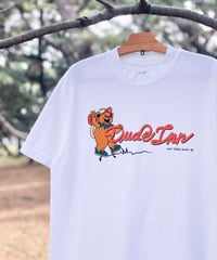 JOCELYN KOWALSKI / DUDE INN 　"HIKING BEAR" T-SHIRTS