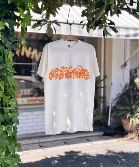 YUSUKE KOMORI / DUDE INN 　"SUMMER TOUR" T-SHIRT《IVORY》