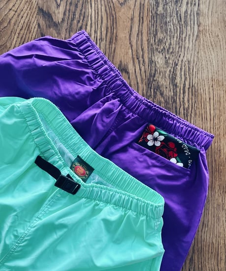 DUDE INN　"MOUNTAIN LOGO" BAGGY SHORTS