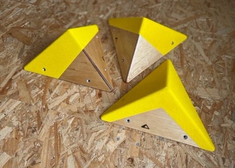 YAMA TECH Climbing. - TETRA 3 SET - YELLOW