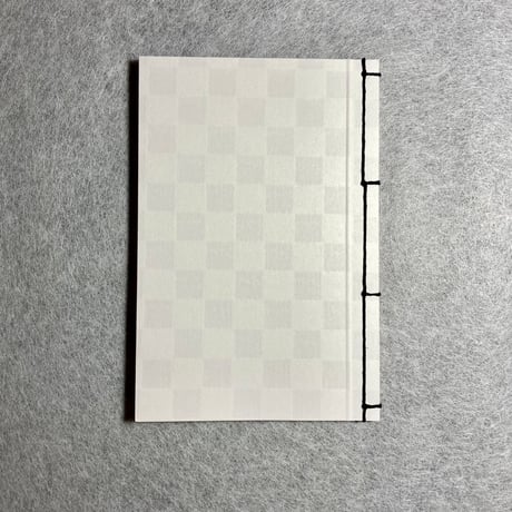 和綴ノート 市松 白