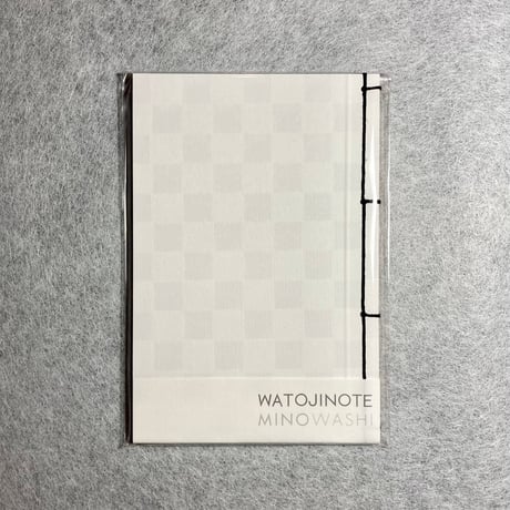 和綴ノート 市松 白