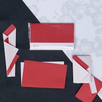 懐紙 紅白