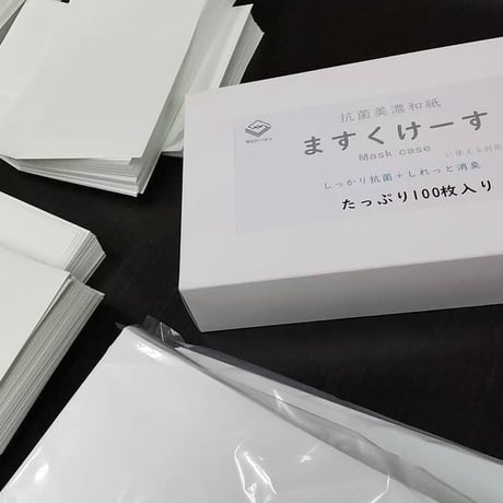 抗菌美濃和紙　ますくけーす（100枚入）