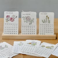 活版印刷 美濃和紙カレンダー 2026　watercolor【数量限定】