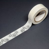 Washi-naryオリジナル マスキングテープ 式日 白