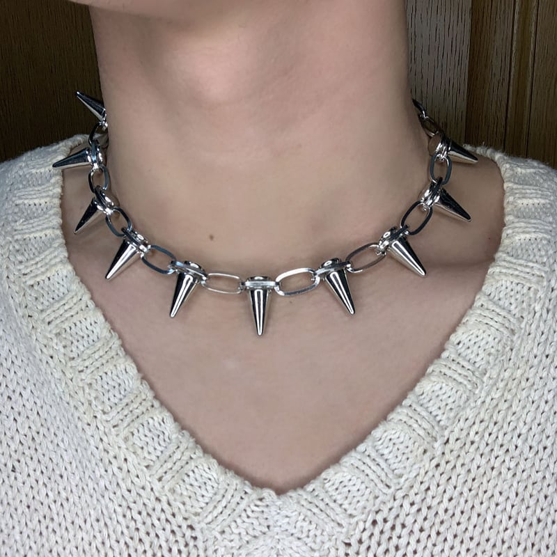トゲトゲで怖いんですけどネックレス | 𝕽𝖊𝖜𝖆𝖗𝖉 𝖋𝖗𝖔𝖒 𝖘𝖎𝖓
