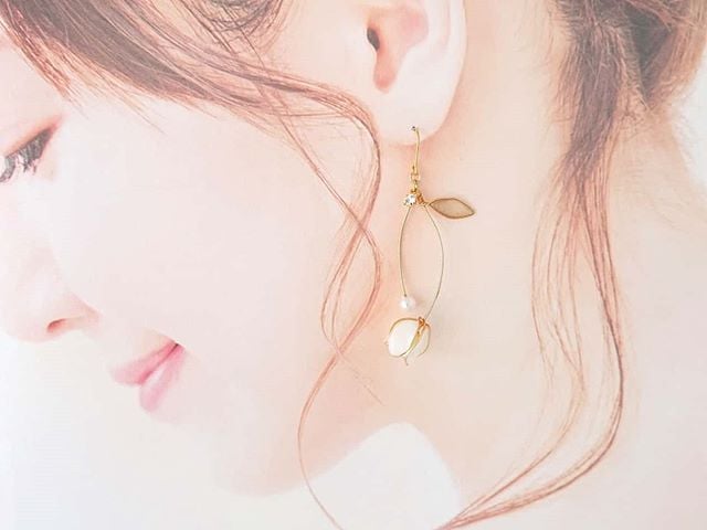 すずらんのピアス・イヤリング～揺らめき～(書籍掲載品) | TUKIUSAGI