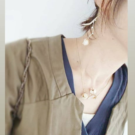 スズランのネックレス【受注生産作品・発送目安10日】