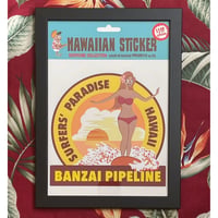限定ハイブリットプリント Banzai pipeline girl