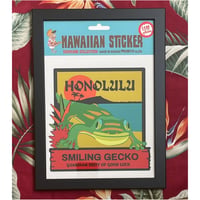 限定ハイブリットプリント Honolulu gecko