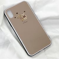 L4【Nana】Love Love Bear♡【強化ガラスケース】iPhoneXR