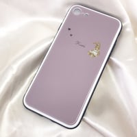 408【Kaori】Dusty Color  Rabbit♡【強化ガラスケース】iPhone7/8/SE2