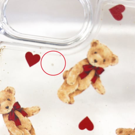 526【S】Little bear♡リトルベア【グリッターケース】ゴールド　iPhone6/6s/7/8