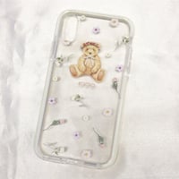 615【1999】Driedflower Bear♡【耐衝撃クリアケース】iPhoneXR