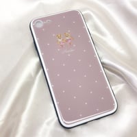503【Nanako】Baby  Bear♡【強化ガラスケース】iPhone7/8/SE2