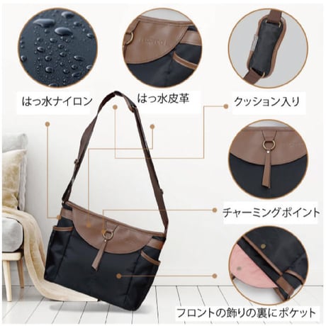 5way coaroo 【コアルー マリー】サブバッグ TVテレビで好評 肩こり ラク 前抱え 軽い ショルダー リュック軽量 旅行 かわいい おしゃれ B5 撥水 2way 3way