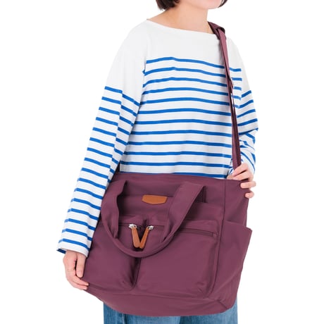 【コアルーエバーL】 5way coaroo ショルダー リュック 前抱え 前持ち 便利バッグ 軽量 肩こり ラク カバン 鞄 満員電車 通勤 自転車 旅行