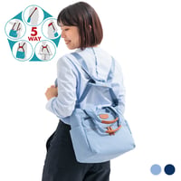 【コアルーエバーM】 5way coaroo ショルダー リュック 前抱え 前持ち 便利バッグ 軽量 肩こり ラク カバン 鞄 満員電車 通勤 自転車