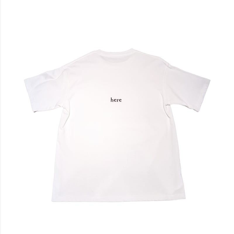 IU HEREH ホワイト Tシャツ Mサイズ here T-shirt(Wide) | here Web Shop