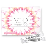 ビタミンC 3000mg ビタミンD 4000IU サプリメント 粉末 スティック VC+D 高濃度 イギリス産ビタミンC 30包