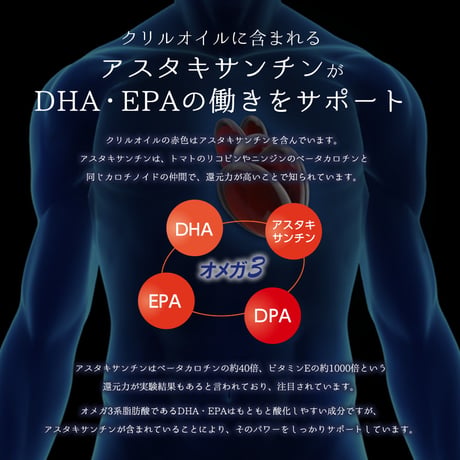 ドクタークリル1000 オメガ3 クリルオイル 1000mg 南極オキアミ サプリメント DHA EPA DPA 30日分