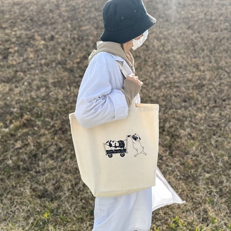 キャンバストートバッグL