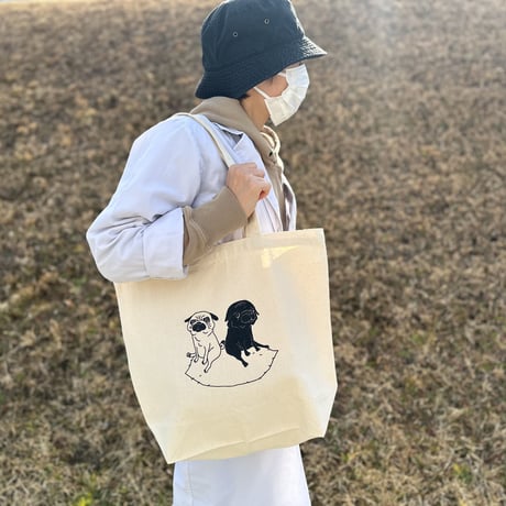 キャンバストートバッグL