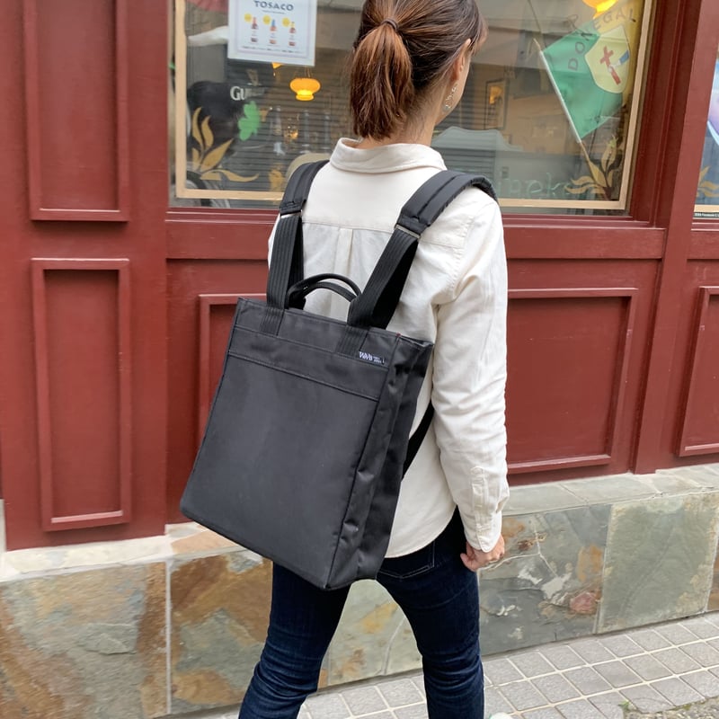 TOKYO選抜　リュック TOKYO BACKTOTE コットン黒 | WA3B