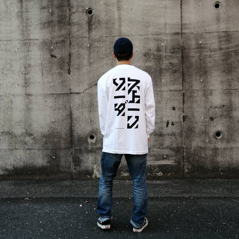 BIG LOGO ストーンソーダ ロングスリーブシャツ ホワイト