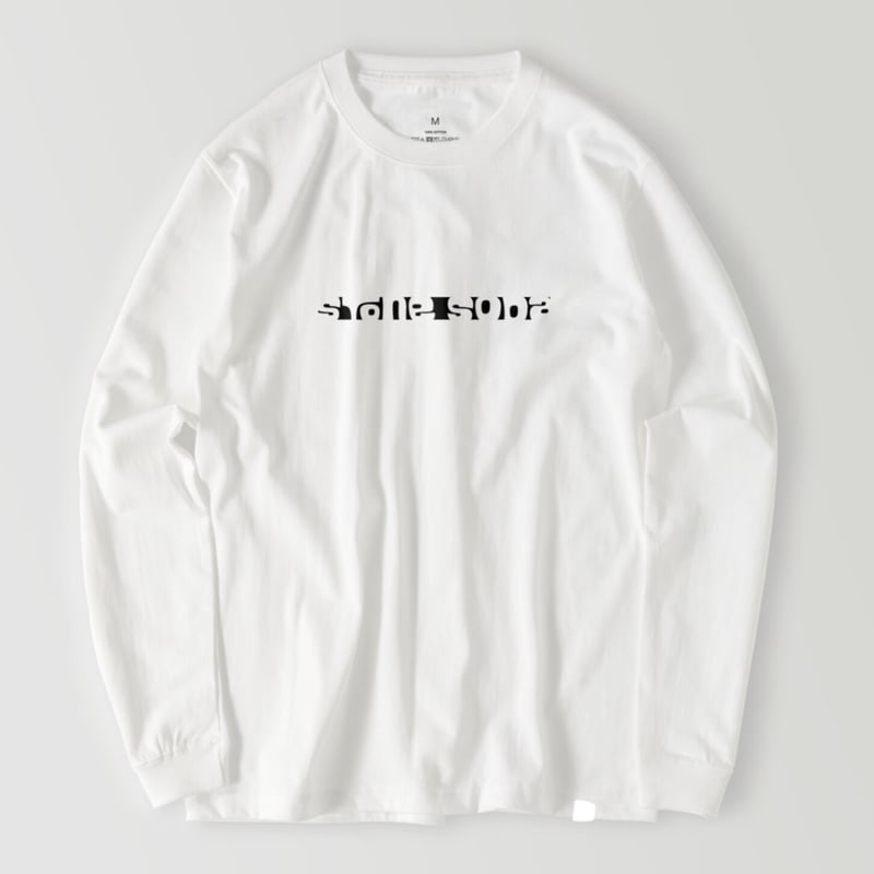STONE  ロングスリーブカットソー ホワイト CHROME HEARTS クロムハーツ Vertical Logo Tee ロングスリーブ