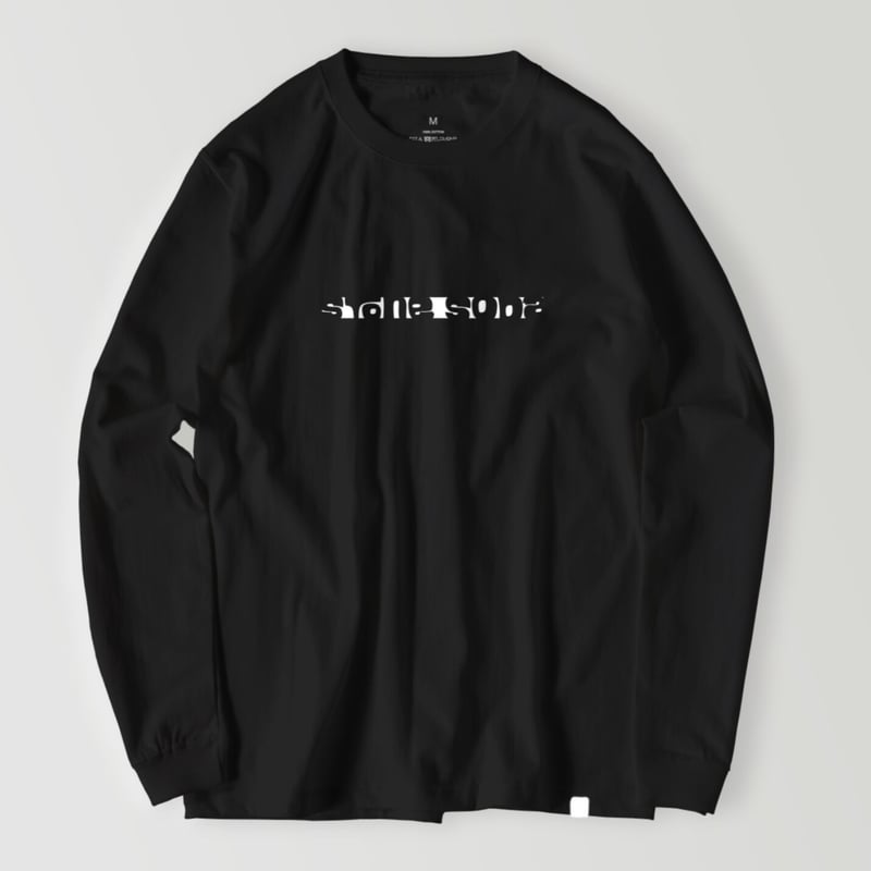 BIG LOGO ストーンソーダ ロングスリーブシャツ ブラック | StoneSoda