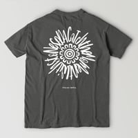 【moment flower】バックプリント ポケットTシャツ