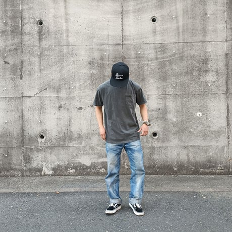 【moment flower】バックプリント ポケットTシャツ