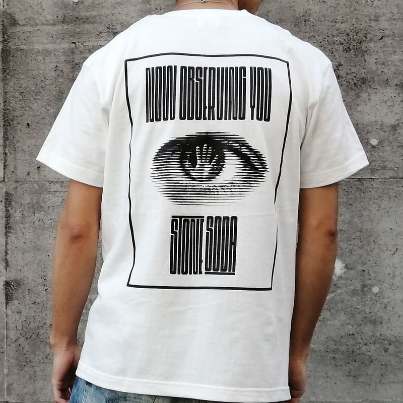 observing you Tシャツ ホワイト サンド | StoneSoda